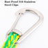 316 7ft. 2 Pack Kayak Tow Rope,Heavy Heavy Duty Jet Ski Tow Rope with Clip,Boat Mooring Dock Line with Stainless Steel