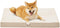 Memory Foam Large Dog Bed, Orthopedic Crate Bed with Cooling Gel Foam, Waterproof Liner, Washable Cover, Beige