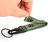 FRTKK Tactical Molle Key Ring Gear Keeper, Nylon Belt Keychain Clip for Molle Bags