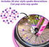 Little Jupiter Unicorn Bike Basket with Streamers & 36pc Star Spoke Decoration Set for Girls