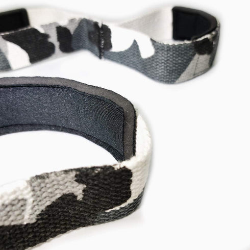 WYOX Heavy Duty Figure 8 Weight Lifting Straps for Deadlifting Workout | Gym Equipment Gear for Men Women PAIR (Camo)