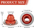 Tent Stove Jack Kit, Silicone High Temp Flexible Roof Jack Pipe Boot for Bell Tent, Yurt, and Wood Burner