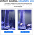 UPETTOOLS Aquarium Air Stone Kit with Control Valve, Quiet Nano Bubble Stone Diffuser for Super Tiny Bubbles