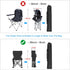38x8 Inch PATIKIL Camp Chair Replacement Bag, Nylon Folding Camping Chair Carry Bag Tripod Case Bag with Handle