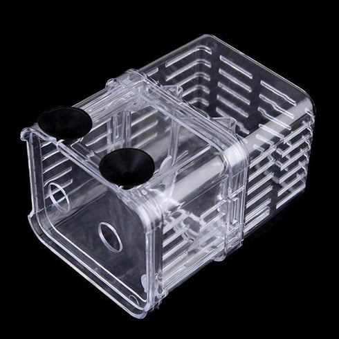Quaziret Aquarium Fish Breeder Box Plastic Fish Isolation Breeding Box Hatching Incubator Box for Baby Fish Shrimp