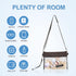 USPECLARE Clear Crossbody Purse Bag, Stadium Approved Clear Tote for Work Concert Sports