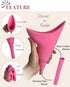 Portable Female Urinal, Reusable Silicone Pee Funnel for Road Trip, Travel, Camping Gear Essentials with Cup