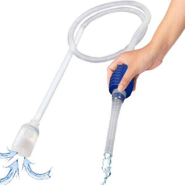 SunGrow Aquarium Fish Tank Gravel Cleaner Vacuum, Siphon Pump Aquarium Water Changer Tools Kit, 65-inches
