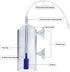 Aquarium Air Bubbler Glass Oxygen Bubbler Cup, High Dissolved Oxygen Device with Water Tube Sucker for Fish Tank
