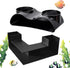 Generic Fish Tank Tunnel - L-Shaped Aesthetic Corner - Shrimp Cave Fish Tank Decorations | for Betta Corydora Catfish