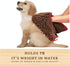 My Doggy Place Dog Towel, Super Absorbent Microfiber with Hand Pockets, Quick Dry Shammy Towel, Oatmeal, 30 x 12.5 in