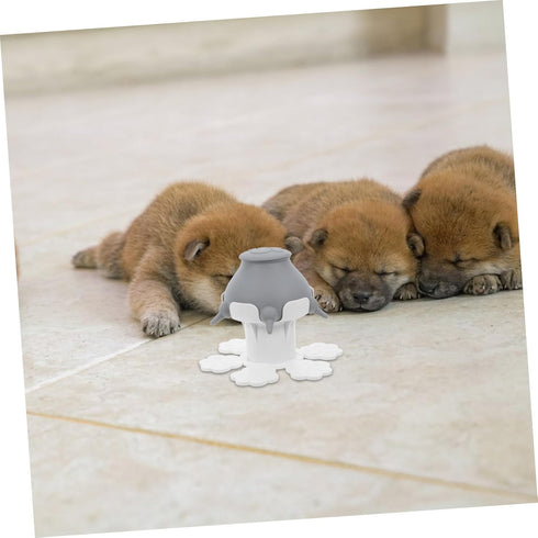 Multi-Puppy Feeding Station - Silicone Dog Feeder with Nipple Pacifiers