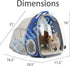 Expandable Cat Backpack Carrier - Space Capsule Bubble Window Pet Carrier for Cats and Small Puppies Up to 12 Lbs