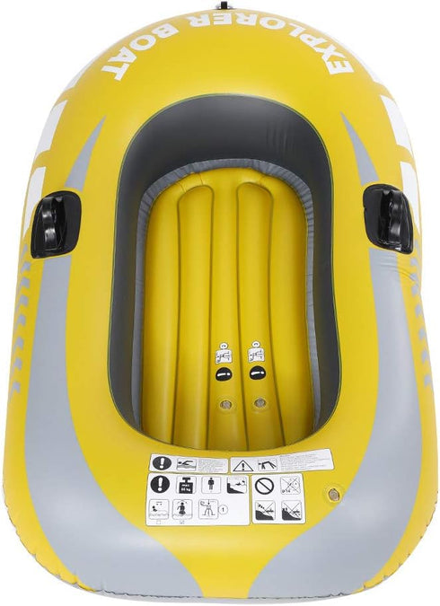Thicken Raft Inflatable Kayak, Inflatable Boat Canoe-1 Person Fishing Boat Floaties for Adults