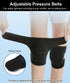 Knee Pads for Women & Men, Soft Dance Knee Pads with Adjustable Bands, Volleyball Wrestling Gear (Gray, Medium)