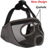 Short Snout Dog Muzzles - Adjustable Breathable Mesh Bulldog Muzzle for Training Grooming, Grey (Large/15-25")
