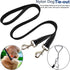 6Foot Tie Out Nylon Dog Leash, Heavy Duty 1" Wide Reflective Lead for Medium Large Dogs, Indoor Outdoor Camping (Black)