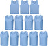 12 Pack Scrimmage Vest/Team Training Jerseys/Sports Pinnies/Practice Jerseys/Soccer Bibs with Carry Bag