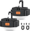 FLY2SKY 2 Pcs Black LED Camping Lights, Portable Rechargeable Survival Gear for Camping, Hiking, Backpacking