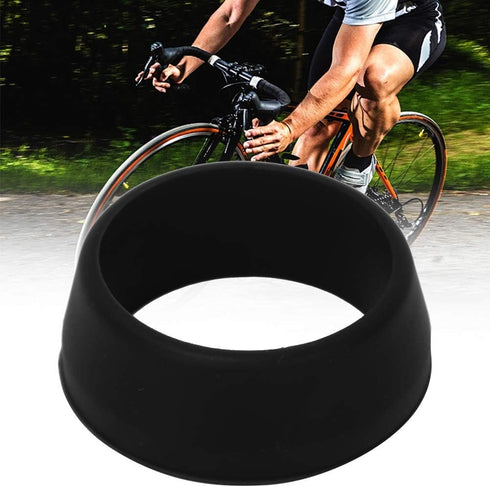 T Best Bike Seat Post Accessory - 10Pcs 30-35mm Soft Silicone Waterproof Cover O Ring Protector (Black)