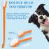 8 Pack 360 10000 Small Dog & Cat Toothbrush Kit, Pet Toothbrush/Mini Head/Dual Head / Ultra-Soft Bristles Tooth