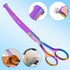 Set LILYS PET Safe Round-Tip Professional PET DOG Grooming Coated Titanium scissors suit Cutting&Curved&Thinning shears
