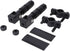 Foot Pegs for Super 73, CNC Bracket Foot Rest Pedals for Bike Super 73 S1/S2/RX (Black)