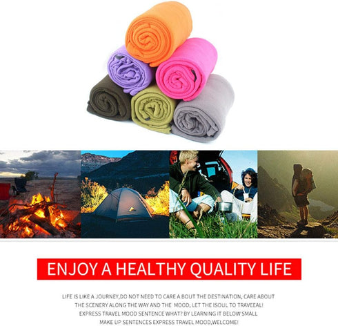 XINNIKESI Sleeping Pad for Camping, Foldable Survival Camping Sleeping Bag Warm Blanket Liner Multipurpose Bag Gadget
