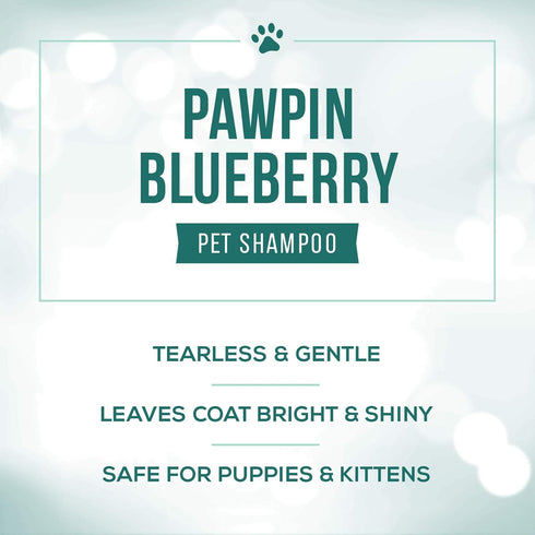 Nature's Specialties Pawpin' Blueberry Ultra Concentrated Dog Face and Body Wash | Makes up to 4 Gallons | Tearless