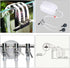 Aquarium Air Pump Splitter 7 in 1 Set - 2-Way Air Flow Control Lever Valve, 2 Non-Return Check Valves & 4 Suction Cups