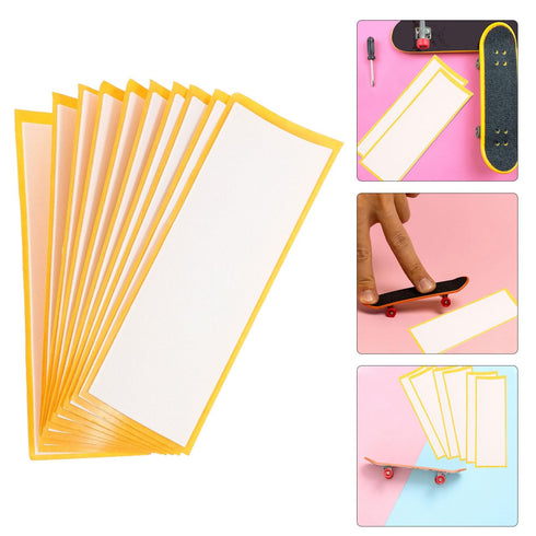 10Pcs 4.33X1.49In Outanaya Fingerboard Foam Grip Tape Nonslip Finger Skateboard Stickers Easy Apply Replacement Foam