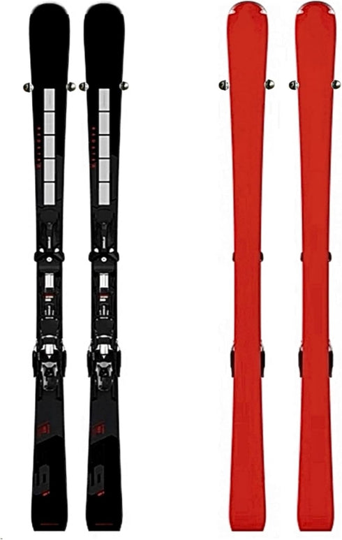 Ski Wall Mount, Indoor Display Rack for Ski Board, Wall Mounted Storage, Home and Garage Snowboard Storage (4 PCS)