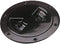 Sea-Dog 337145-1 Screw Out Deck Plate, 4-7/16", Black