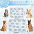 imiBBWQu Set Summer 27" 22" Cooling Dog Bed Lovely Easter Eggs Dog Cooling Mat Washable Pet Pad Bed Mat Cat for Desk