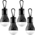 FLY2SKY Tent Lamp Portable LED Lights, 4 Packs Hook Hurricane Emergency Lights for Camping, Hiking, Backpacking