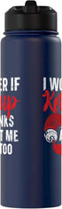 Condiment Ketchup Lover SteMi Apparel I Wonder If Ketchup Thinks About Me Too Condiments Stainless Steel Insulated
