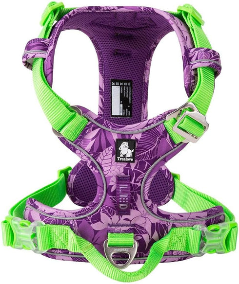 TRUE LOVE No Pull Dog Harness, Soft Reflective Camouflage Pet Harness for Small and Big Dogs, TLH5653