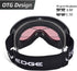 Ski Goggles Over Glasses - Anti Fog Snowboard Goggles for Men, Women, 100% UV Protection