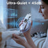 Zelvian 2-in-1 Trimmer, 3 Dog & Cat Nail Clipper and Grinder with LED Light, Low-Noise Electric Pet Nail Safety Lock