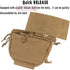 Tactical Vest with Sub Abdominal Pouch, Dump Drop Pouch for Hunting and Airsoft