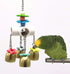 Bird Parrot Bells Toy, Sweet Sound for Budgie Parakeet Cockatiel Conure African Grey Lovebird