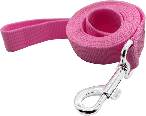 Nylon Dog Training Leash - Traction Rope for Small and Medium Dogs, 4Ft / 5Ft / 6Ft Long, 5/8" to 1" Wide