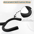 gjkldcvb 2'' Hitch Toilet Seat with Soft cushion, Portable Restroom Trailer, Heavy Duty Powder Coated Carbon Steel
