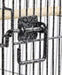 36-Inch Deluxe Wrought Iron Bird Flight Cage with Rolling Stand for Parrots, Conure, Lovebird, Cockatiel