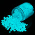 Glow in The Dark Gravel Stones, Decorative Rocks for Fish Tank, Aquarium Garden Planter, 280g/10oz (5-8mm, Blue)