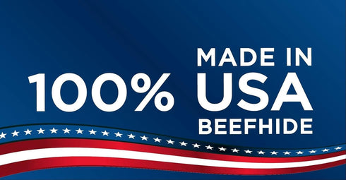100% 6-7" 10 Count/1 Pack Pet Factory Made in USA Beefhide Assorted (Bones & Rolls) Dog Chew Treats - Beef & Chicken