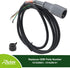 Roykaw Club Car 48V Charger Plug Cord - 3 Pin Round Plug for 1995-2014 DS & Precedent Golf Cart Models
