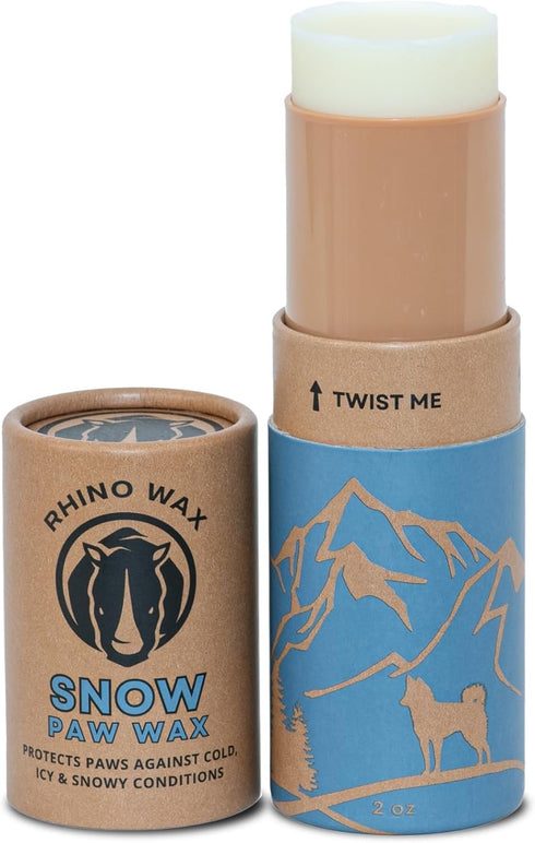 Rhino Wax - Dog Paw Snow Wax 2oz - Winter Balm for