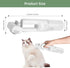 NOEMOCY 5 1 Dog Vacuum for Shedding Grooming, Cordless Dog Grooming Kit with Strong Suction for Dogs and Cats, Low