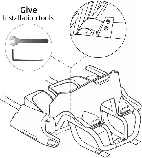HENGLIANG PRO/PRO2 Attachment Magic Strap KIT Compatible with Segway Ninebot S MAX Self-Balancing Scooters GoKart Drift